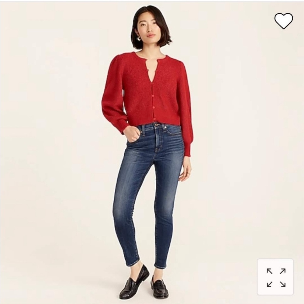 NWT JCrew Midrise Skinny Jeans Size 29 - Dark Wash